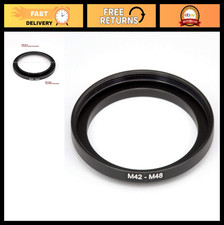 M42 to M48 Step-Up Coupling Ring Adapter - 42mm to 48mm Lens Filter Telescope