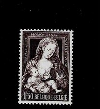 Belgium Scott #794, Single 1970 Complete FVF MH