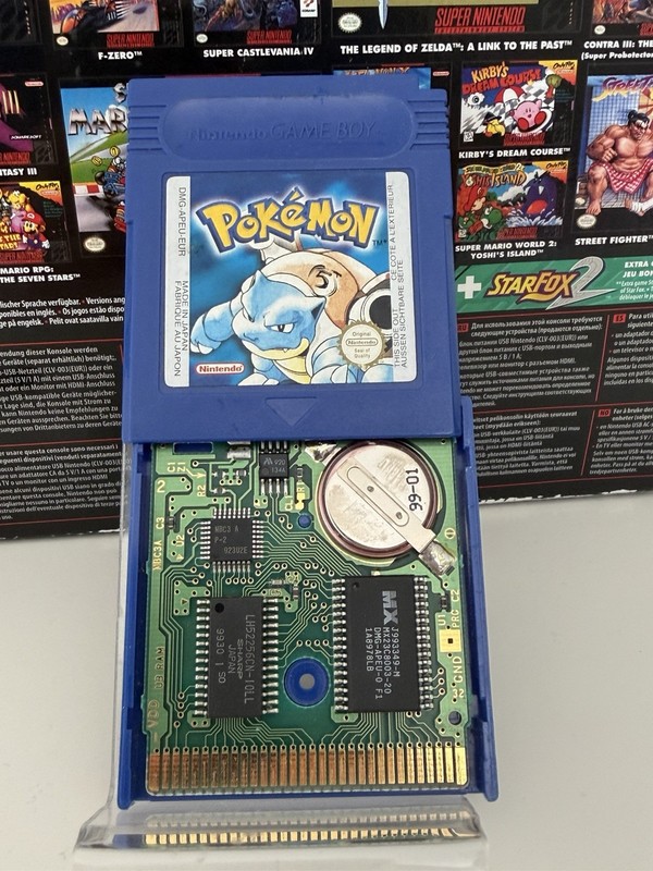 Pokemon Blue Version - Authentic (Nintendo Game Boy, 1998) Game Only - Working