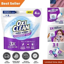 Powerful 4 lb Laundry Powder - Triple Action Odor Fighters for Home and Fabrics