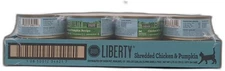 *2025-8-4* Bixbi Liberty Canned Wet Cat Food - Grain Free, Chicken And Pumpkin