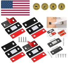 Cabinet Magnetic Catch 4 Pack Ultra Thin Cabinet Door Magnets Stick on Drawer...