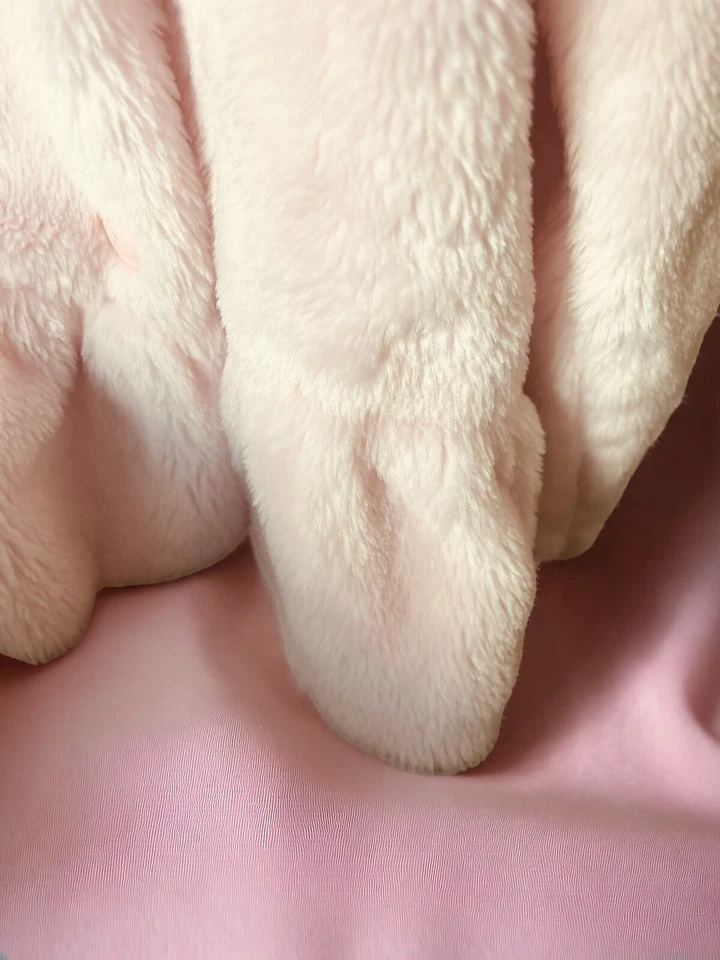 LK NW Le Top Abrigo Chaqueta Rosa Imitación Piel Volantes Talla 6X Foto 4 de 4