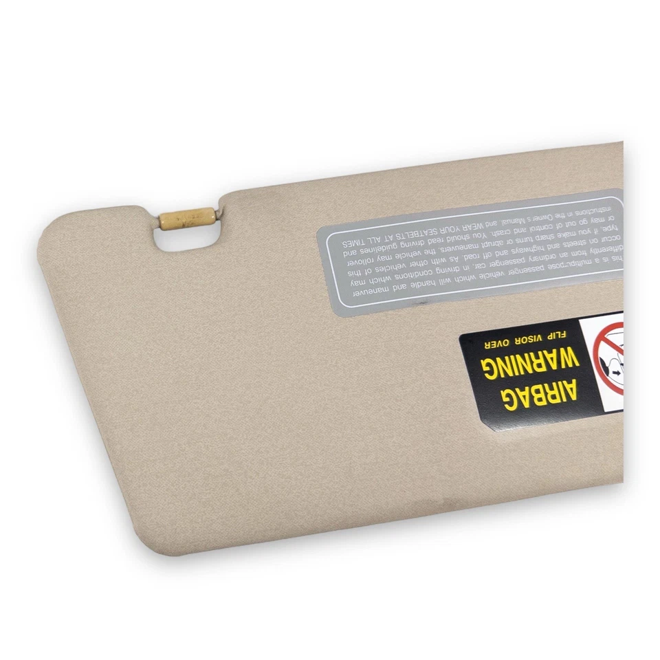 1997-1999 Mitsubishi Montero Sport Driver Left Side Sun Visor Tan - Image 4 of 4