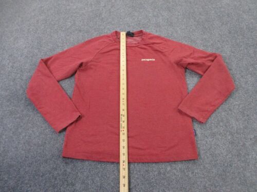 Patagonia Sweatshirt Mens S Red Outdoors Hiking Pullover Lightweight Shirt - Picture 4 of 11