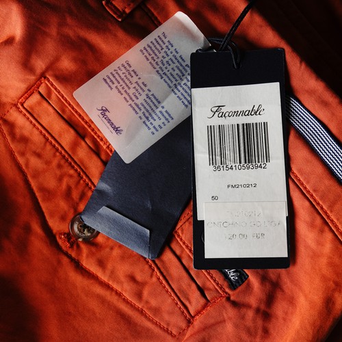 Faconnable Men's Trousers Size 50 Chino Pants Contemporary FM210212 RRP: 120 Eur - Picture 7 of 10