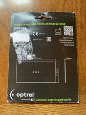 Optrel Inside Cover Lens b600/e640/OSC/OSE. Model: e640.      5000.300 Pack Of 5