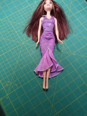 Mattel 1999 My Scene Barbie Doll CHELSEA Reddish Brown Hair purple