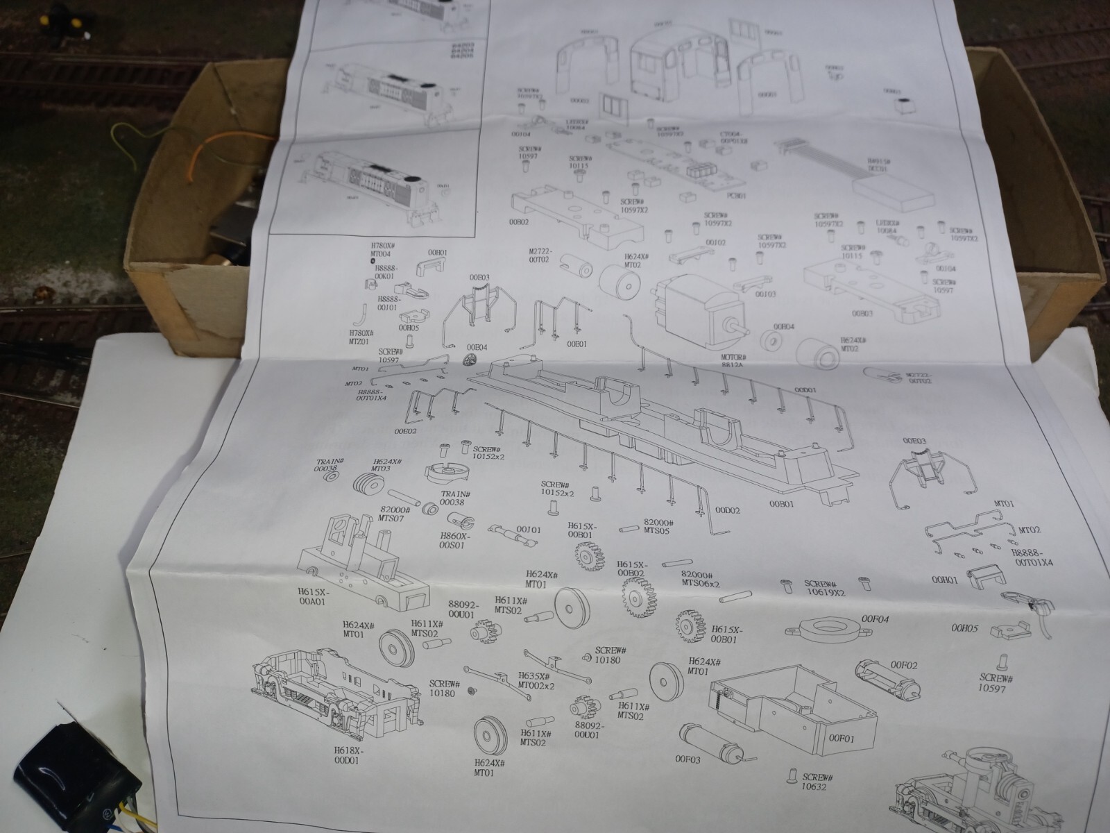 HO scale parts / repair DCC RS3 Bachmann eBay