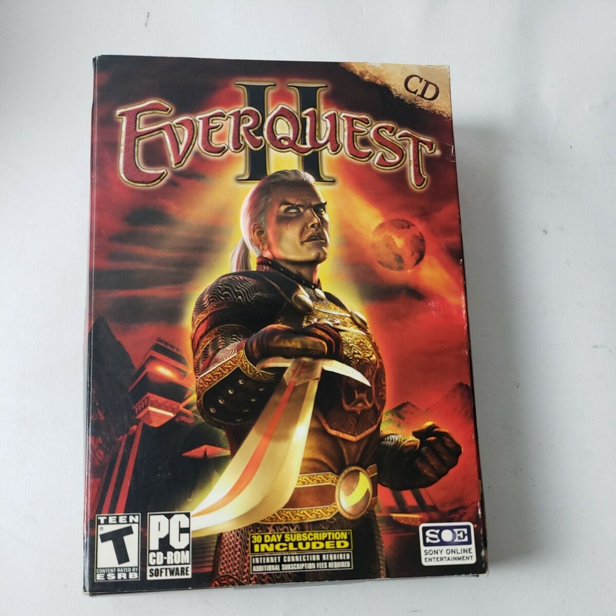 EverQuest II 2004 Sony PC Adventure Game 10 CD discs Includes Map Manual Box Set EverQuest II 2004 Sony PC Adventure Game 10 CD discs Includes Map Manual Box Set