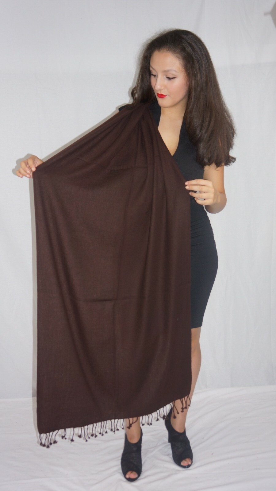 Shawl/Scarf/Cashmere Scarf/Cashmere Shawl/Pashmina Shawl/Pure Pashmina Shawlbrow image 2