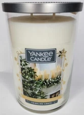 YANKEE CANDLE HOLIDAY COUNTDOWN COLLECTION TWINKLING LIGHTS 2 WICKS 22 OZ CANDLE
