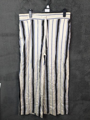 Marks and Spencer Hose Gr. 18 gestreift kurz Tunnelzug Übergröße