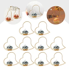 10 Pcs Gold Metal Geometric Centerpiece Elegant Wedding Centerpieces for Tables