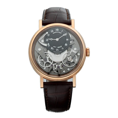 Breguet Tradition 40 mm 18k Rose Gold Skeleton Dial Manual Win...