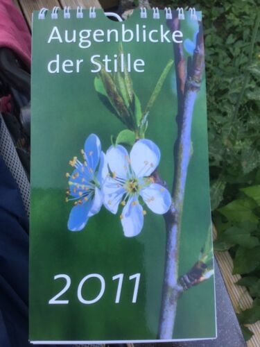 Augenblicke der Stille 2011 - Kalender mit 12 biblischen Postkarten - Spiralb. - Foto 1 di 2