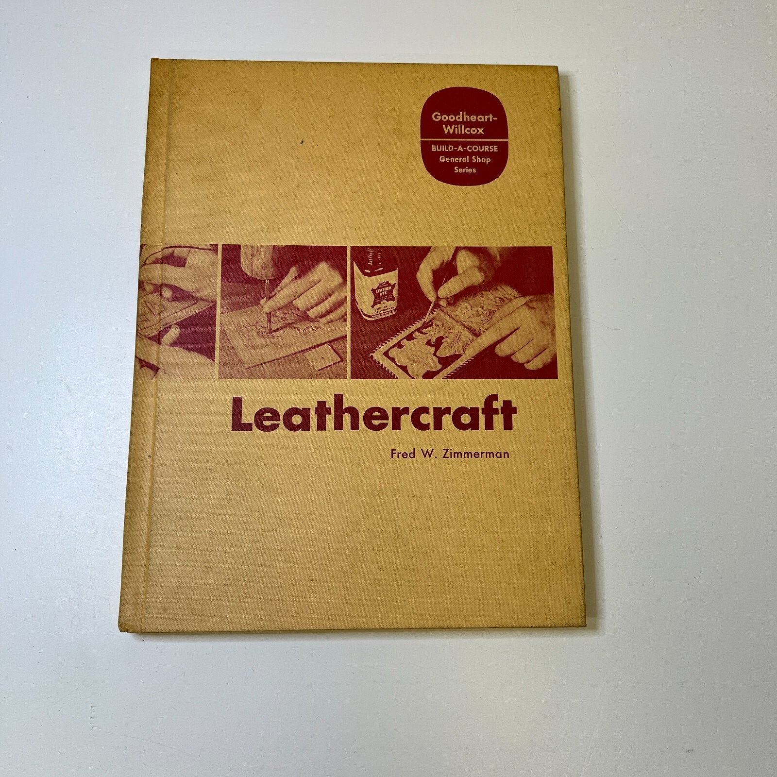Leathercraft by Fred W. Zimmerman Hardcover Arts Hobbies Leather