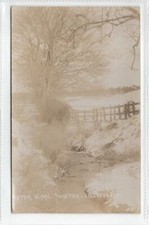 ?ERTER BURN - WINTER - LILLIESLEAF: Selkirkshire postcard (C70103)
