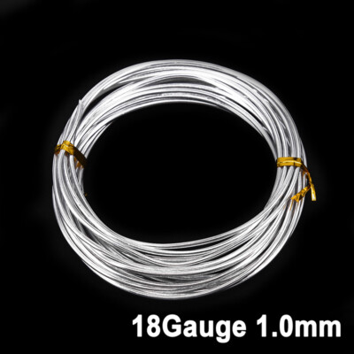 Silver Copper Aluminum Wire Bendable Metal Craft For Making Dolls Skeleton DIY