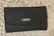 Vtg. Case It BMI CD Holder Organizer Holds 24 CDs Black - Hook And Loop Closure