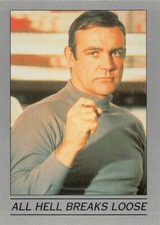 James Bond 007 Trading Card 1993 #22 All Hell Breaks Loose