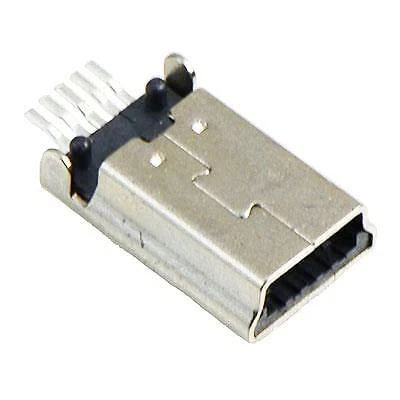 SWITCH ELECTRONICS Mini USB Type B Straight Plug PCB Connector
