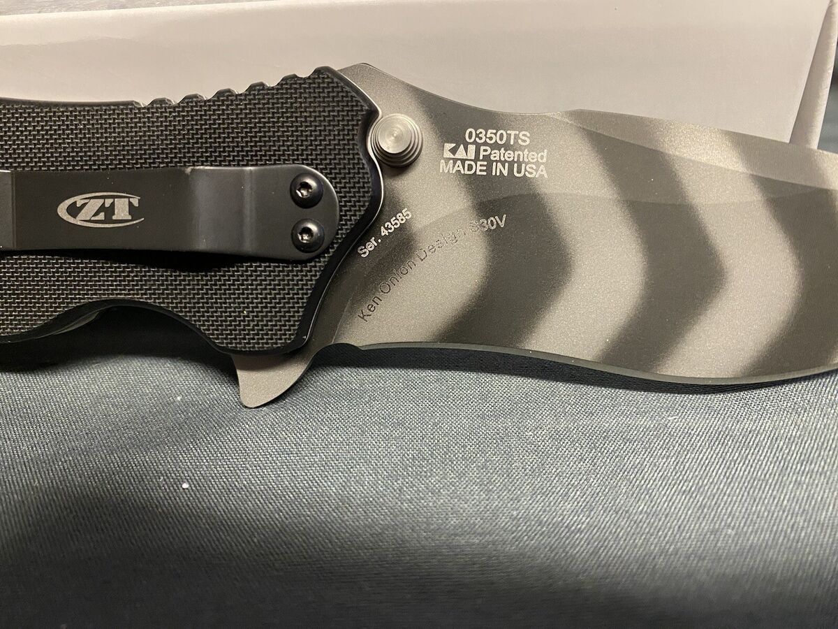 Zero Tolerance 0350TS Folding Knife - Black for sale online Zero Tolerance 0350TS Folding Knife - Black for sale online