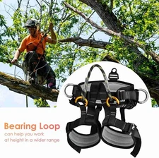Rock Climbing Harness, Thickened Professional Large Harness for Tree Climbing