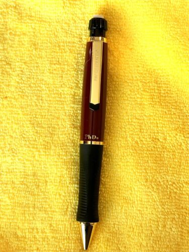Paper Mate PhD Pencil .5mm Red & 18K Gold Accents, New, Exceptional!