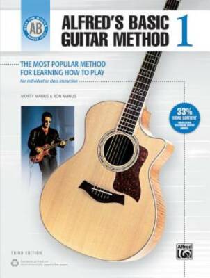 Alfred's Basic Guitar Method, Bk 1: The Most Popular Method for Learning  - GOOD