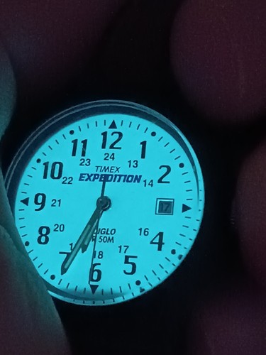 Reloj Timex Expedition Damas Fecha y Función Indiglo Cuero y Nylon Cuarzo - Imagen 7 de 7