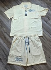Jordan Craig Oakland Mechanic 2pc. Short Set (Cream)