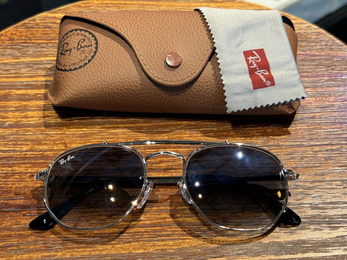 Ray-Ban レイバン グラデーションブルー サングラス　RB3648-M Sunglasses MARSHAL RB3648 - Light BLUE GRADIENT Lens - Ray