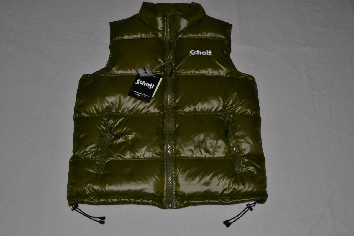 ジャケット・アウター SCHOTT DOWN VEST Schott NYC - Nylon Down Filled Vest 9264DV