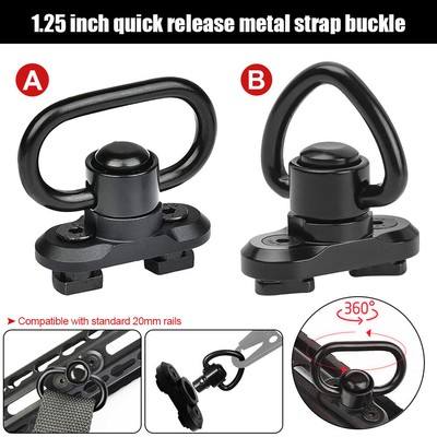 M-LOK Quick Release Sling Mount Push Button QD Sling Swivel Adaptor