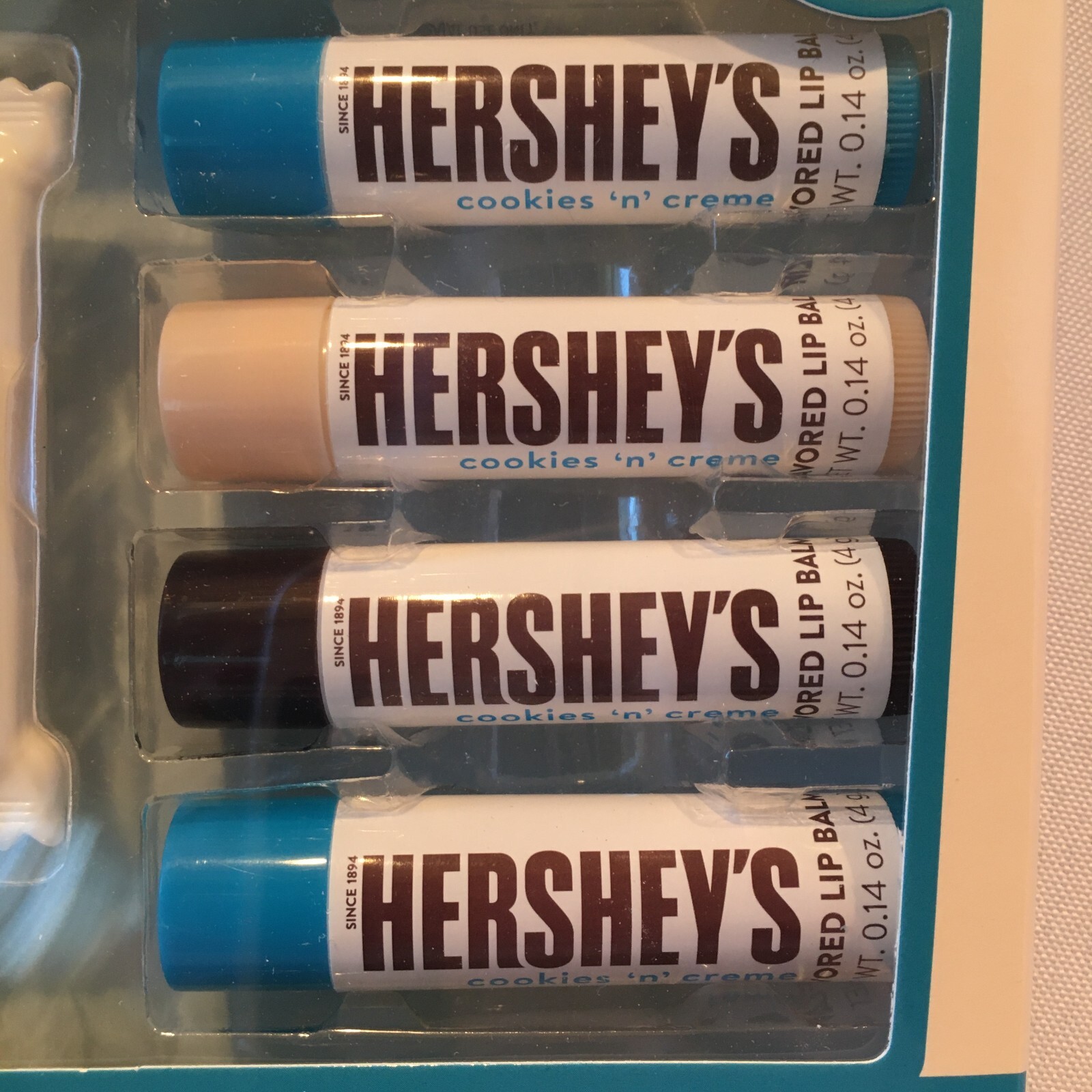 New COOKIES 'n' CREAM 6Piece LIP BALMS Sparkle LIP GLOSS Hershey's