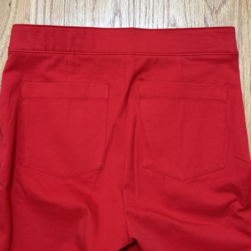 NWT! SPANX Polished Kick Flare in True Red Pull-on Crop Pants Size Med 20367R - Picture 18 of 19