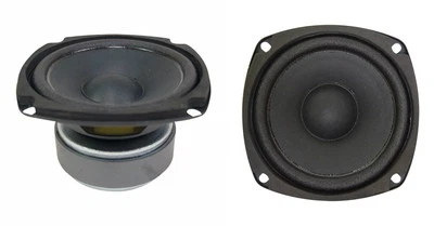 AUDIOSELECT 4-1/2" Woofer Speakers Replacements 8ohm Home Audio PAIR 4.5" ext. Range (2) NEW
