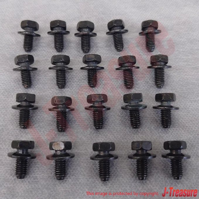 Juego de pernos de cárter de aceite transeje genuino LEXUS GS350 GRS19# 06-11 90119-06173 X20 FABRICANTE DE EQUIPOS ORIGINALES Foto 2 de 4