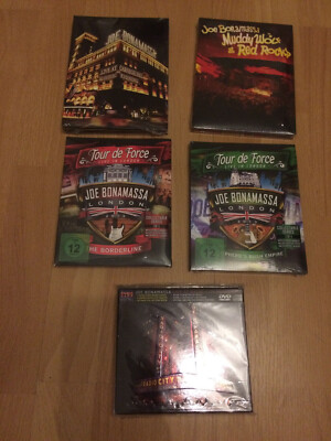 5 Blues Rock Musik CDs und DVDs Joe Bonamassa Live neu