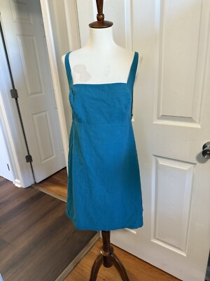 free people little loca mini dress Free People Spaghetti Little Loca Teal Mini Summer Dress Large New