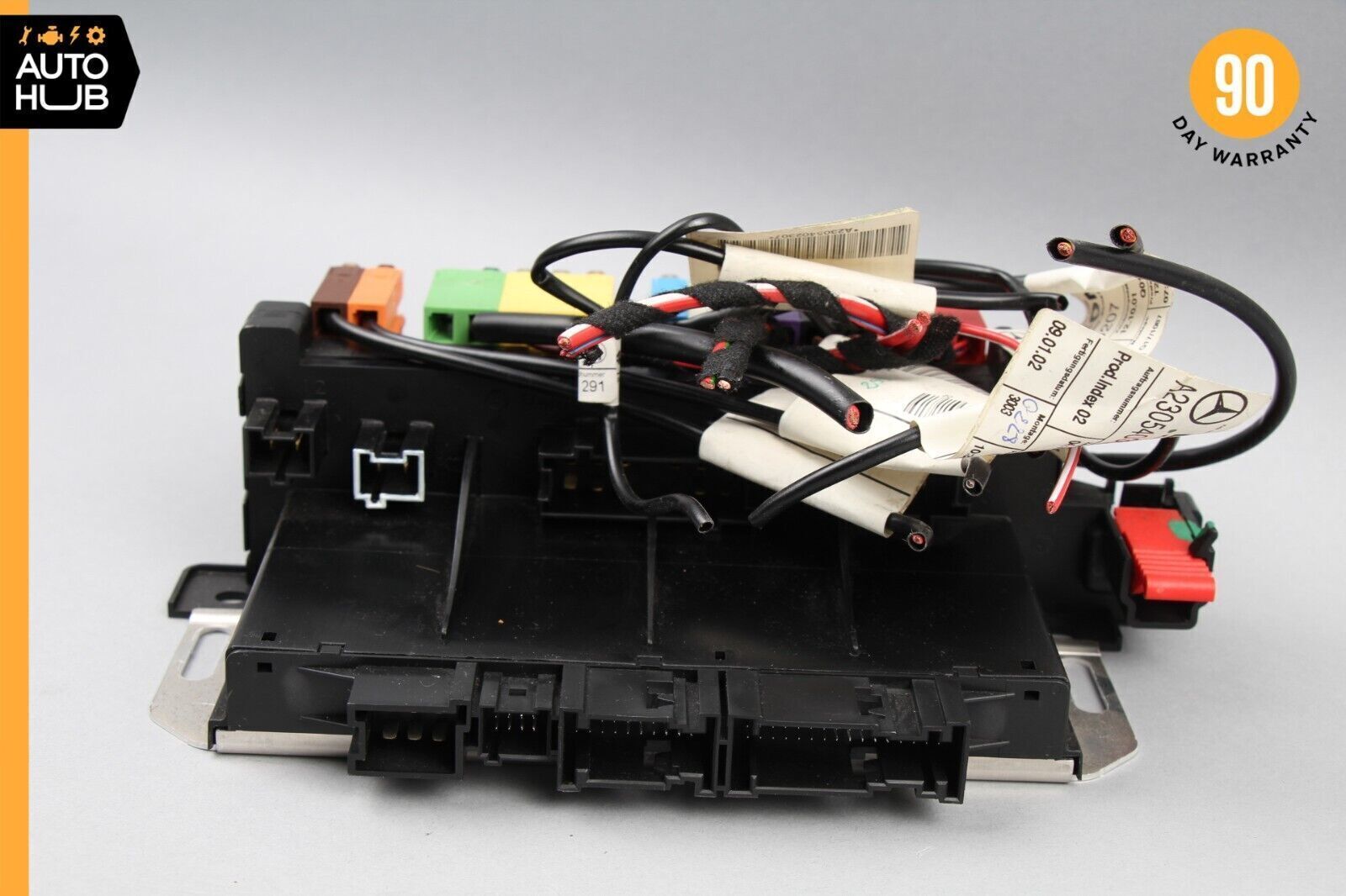 03-12 Mercedes R230 SL500 SL550 SL55 AMG Rear SAM Fuse Box Relay Module OEM