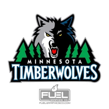 Minnesota Timberwolves Vintage Throwback Premium Vinyl Decal - NBA Logo Sticker