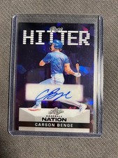 2025 Leaf Baseball Nation Pure Hitter CARSON BENGE #4/8  Auto NY Mets