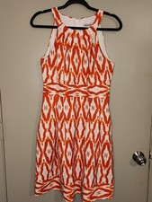 Established 1962 Woman Dress Midi size 8, floral pattern,sleeveless Multicolor