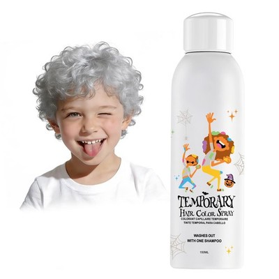White Temporary Hair Color Spray for Men Women, Silver Instant Colored Hair D...