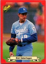 Bret Saberhagen 1988 Classic Red #172 Kansas City Royals