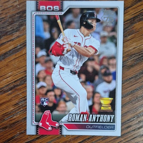 Topps Series 1 2026 Roman Anthony #189 Boston Red Sox Rookie Base Card