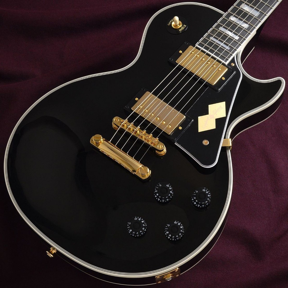 ギター epiphone by Gibson les paul custum ebony Epiphone Les Paul Custom, Ebony | Epiphone