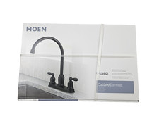Moen Caldwell 87976BL High Arc Kitchen Faucet Matte BLACK Duralock Quick-Connect